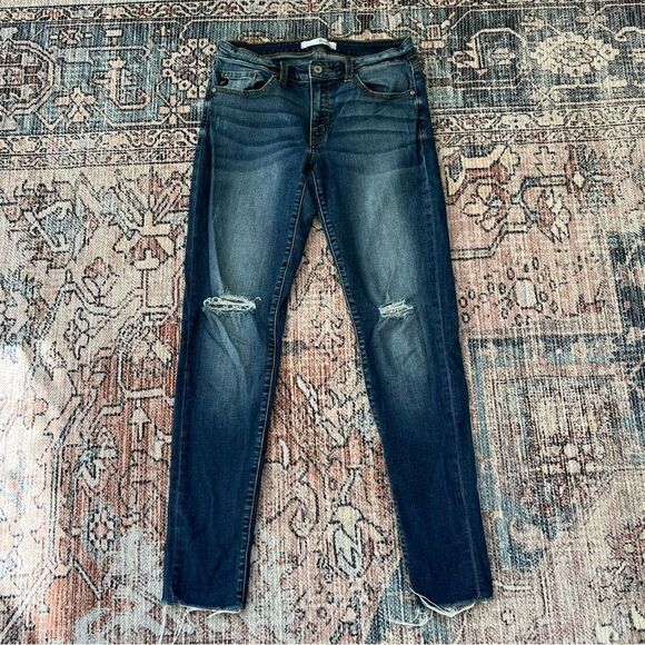 KanCan Low Rise Super Skinny Distressed Jeans Size 9 28 KC8245D - Picture 4 of 14